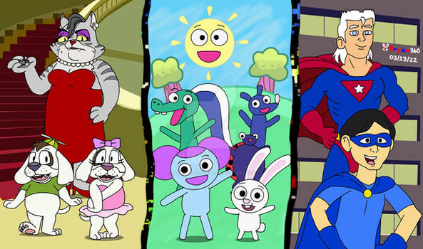 Separate Cartoon Worlds