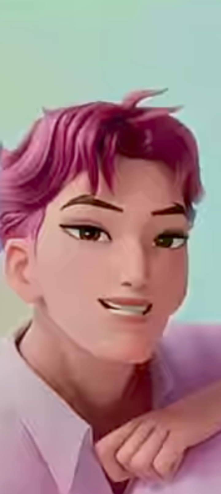I want to kiss his sexy ass face