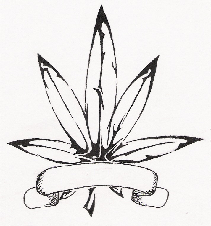 Cool Pot Leaf Drawings