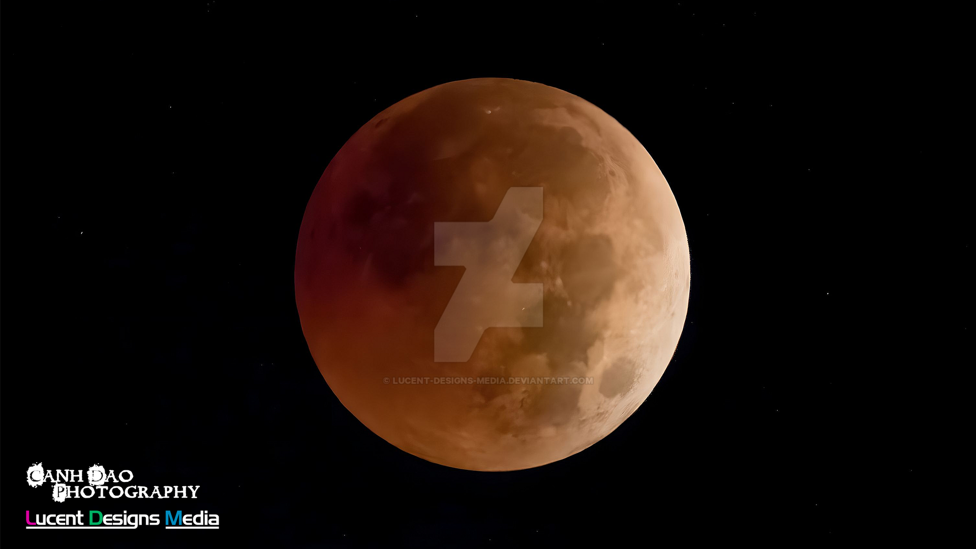 Destination Beyond: Blood Moon Lunar Eclipse 2 by Lucent-Designs-Media