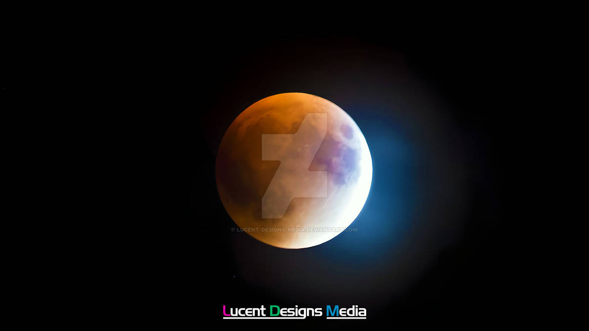 Destination Beyond: Blood Moon Lunar Eclipse 1 by Lucent-Designs-Media