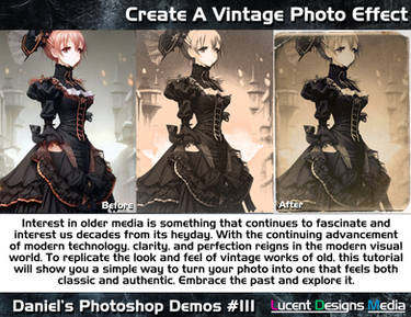 Photoshop Demos Resource #111-Vintage Photo Effect