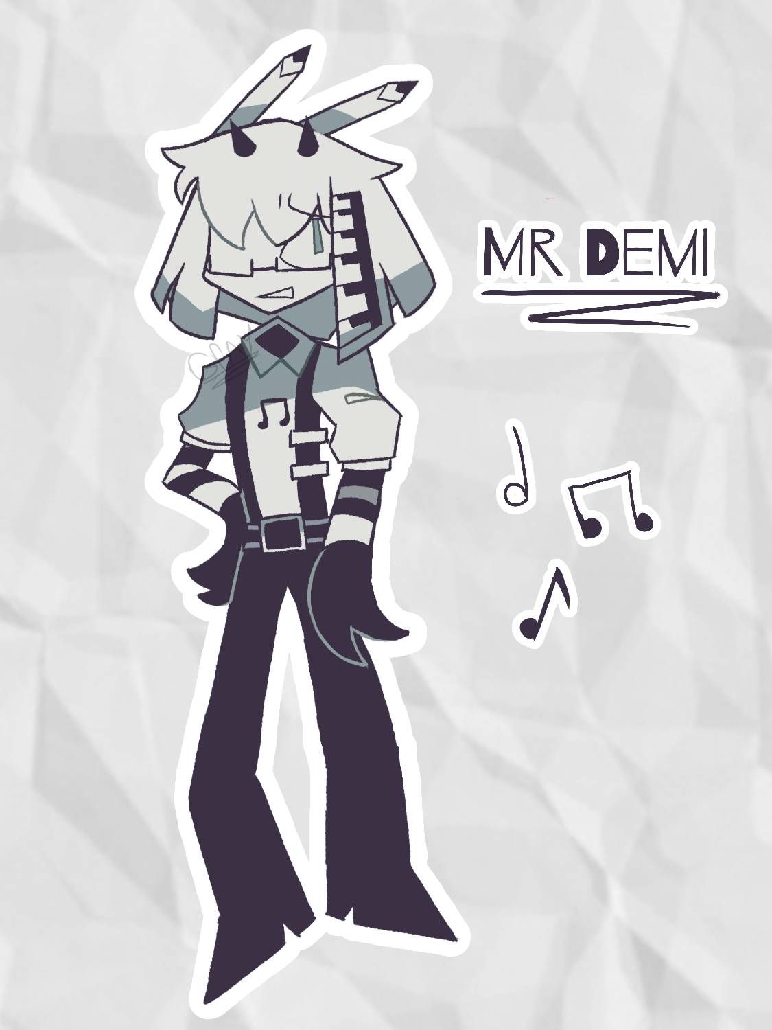 Mr Demi (Fundamental Paper Education) (FPE) by TheGrayTanuki on DeviantArt