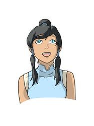 Korra drawn Colored