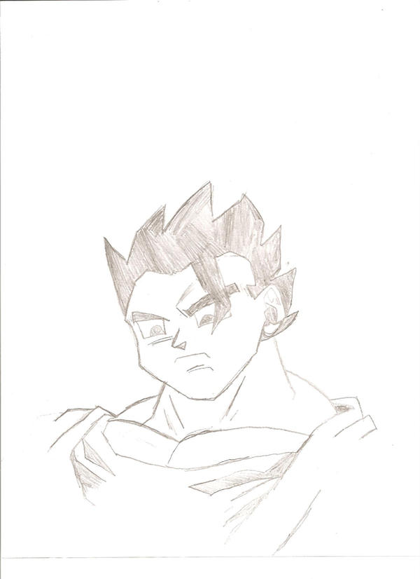 Gohan Writing Gohan by nightwing75 on DeviantArt