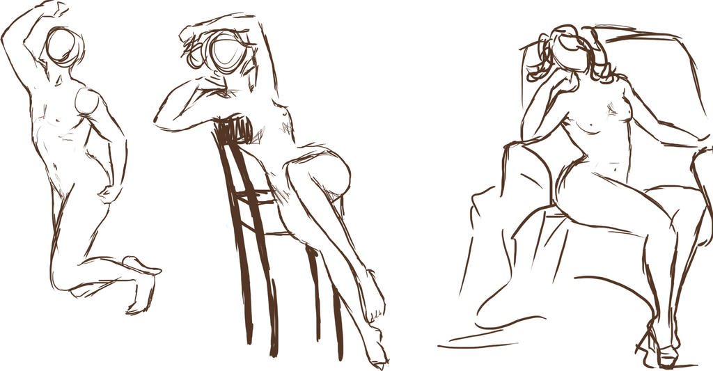 Some Figure Drawings