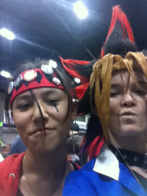 AX day 1 yugi and duke