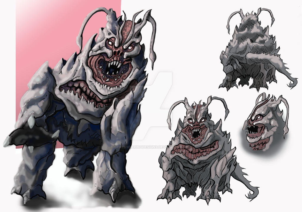 Mountain Behemoth Style Concept Art by DereksDaringDesigns on DeviantArt