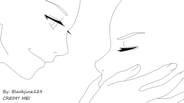 Kiss (or more lol) base by Kera73  Drawing base, Drawing reference poses,  Anime poses reference