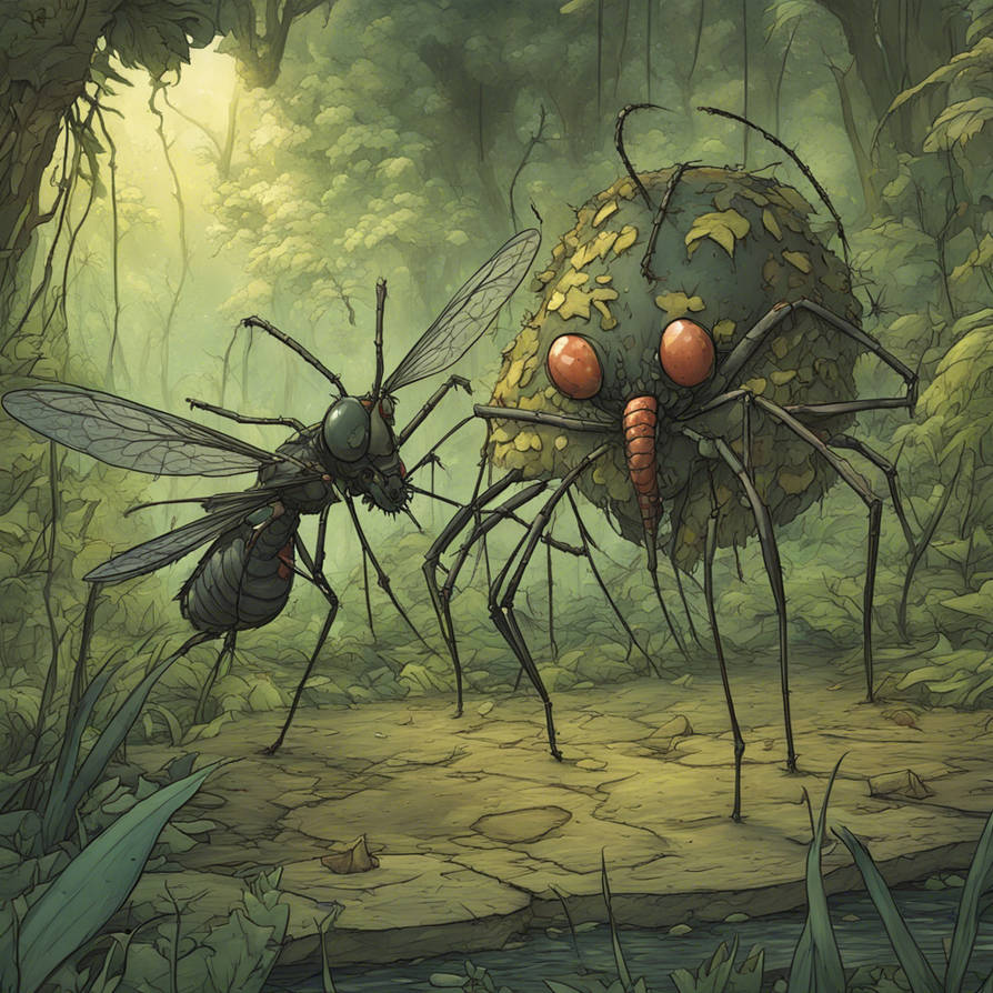 Deviantart Compostfly Mosquito and fly by MichaelCoffelt on DeviantArt