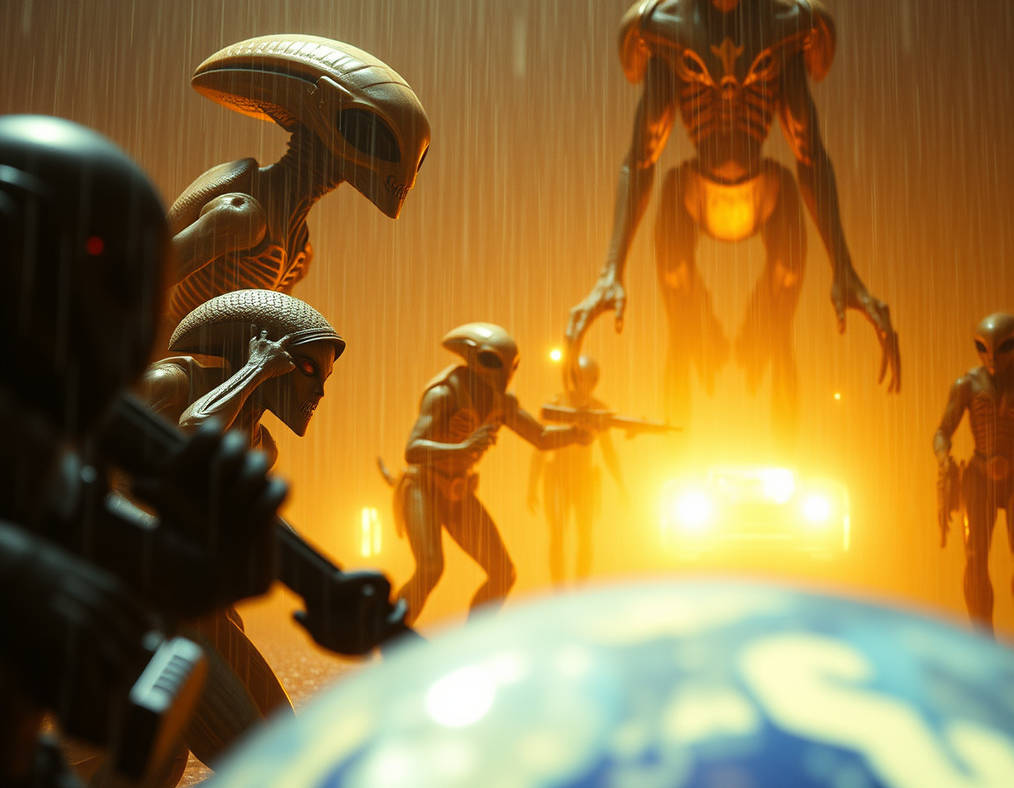 Alien Raipe aliens attacking! by MichaelCoffelt on DeviantArt