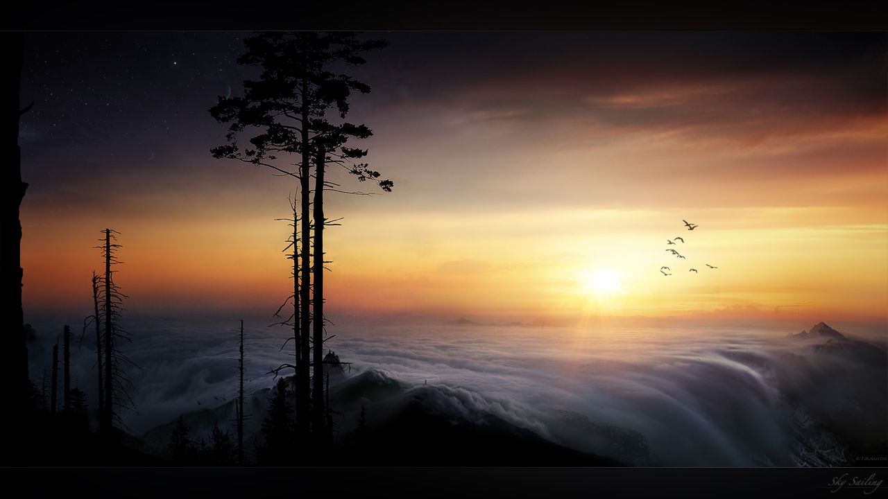 Sky Sailing by Burning-Liquid