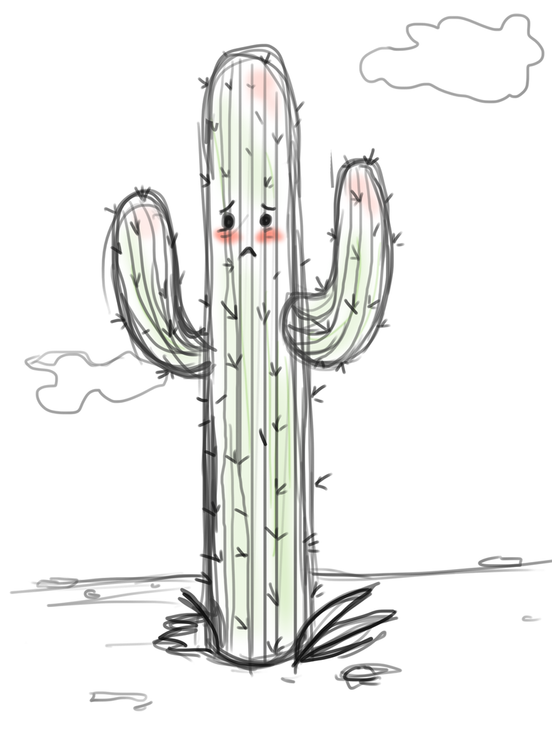 Lil Cactus By Mimiss Dessin On DeviantArt.