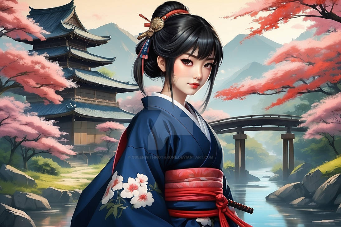 Female Samurai by QueenWithNoThrone on DeviantArt