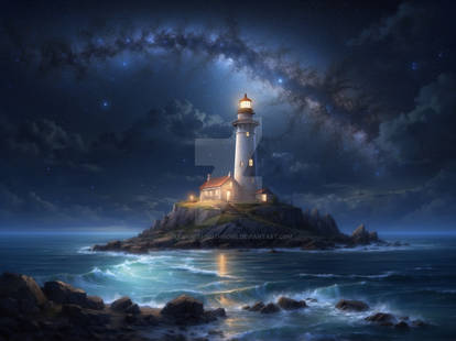 Night Lighthouse