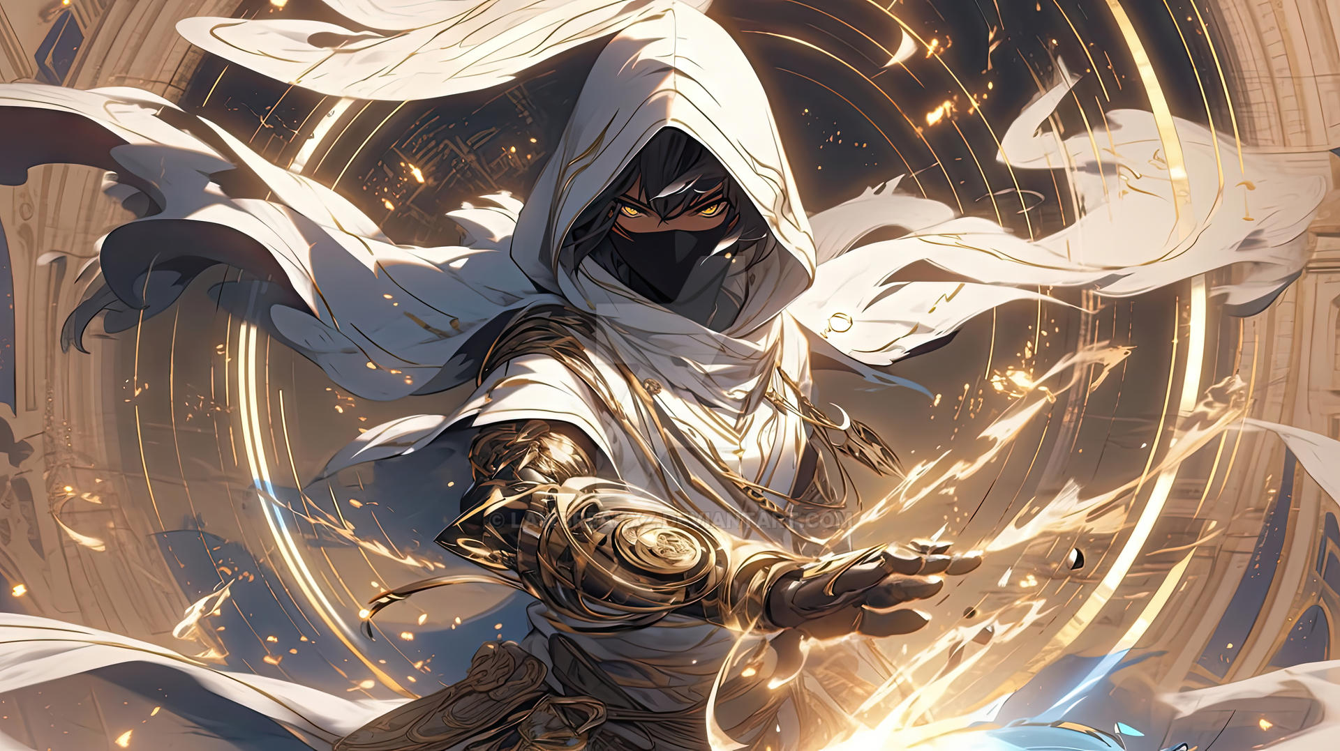 White robe Assassin by lawbreakxz on DeviantArt