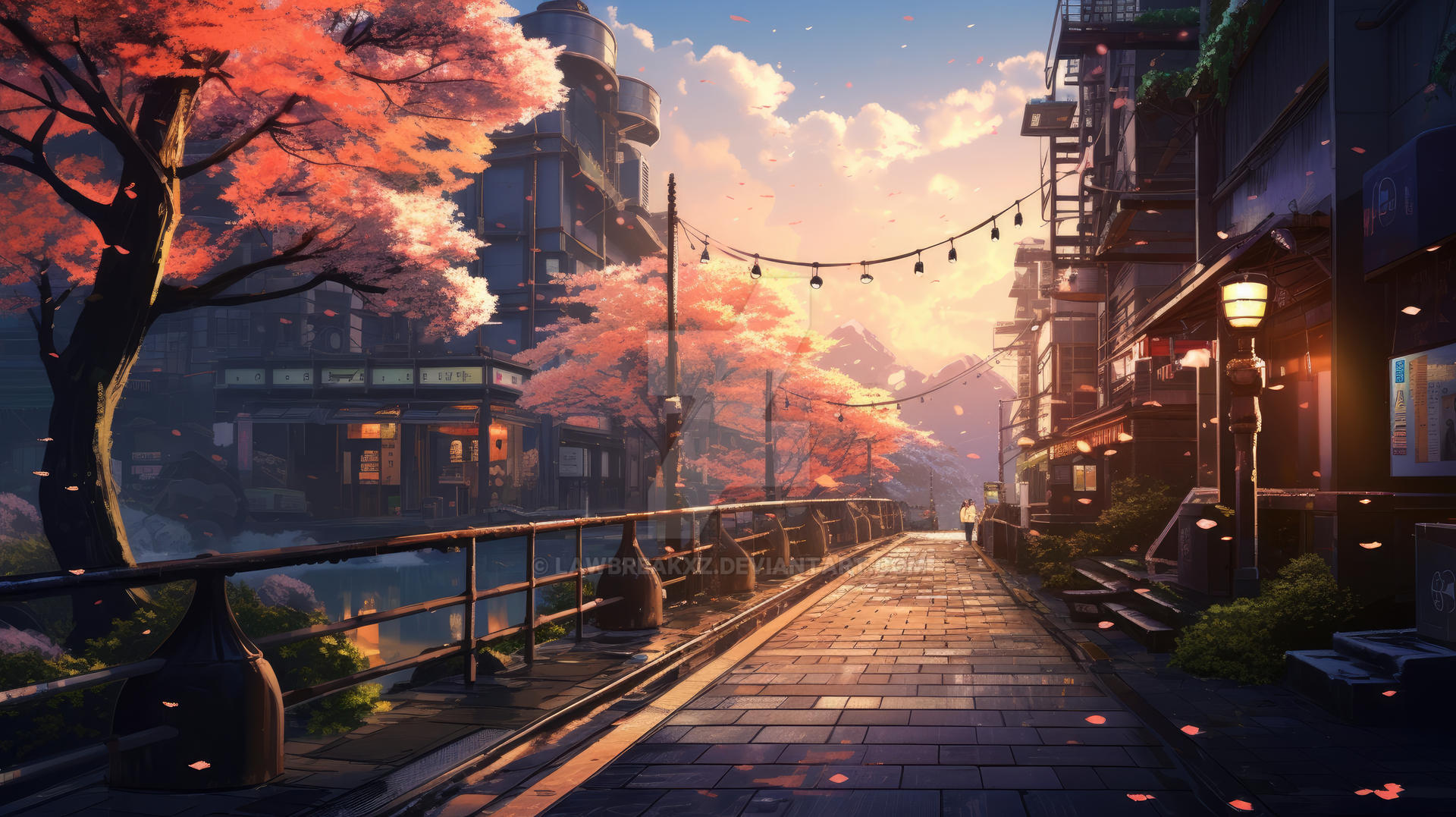 Premium Photo  Anime scenery wallpapers for your desktop, laptop