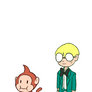 Earthbound: Bubble Monkey and Jeff