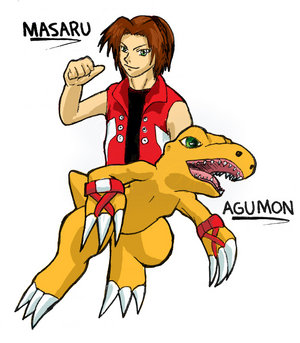 Masaru and Agumon