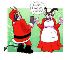 Mr and Mrs Devil-Claus