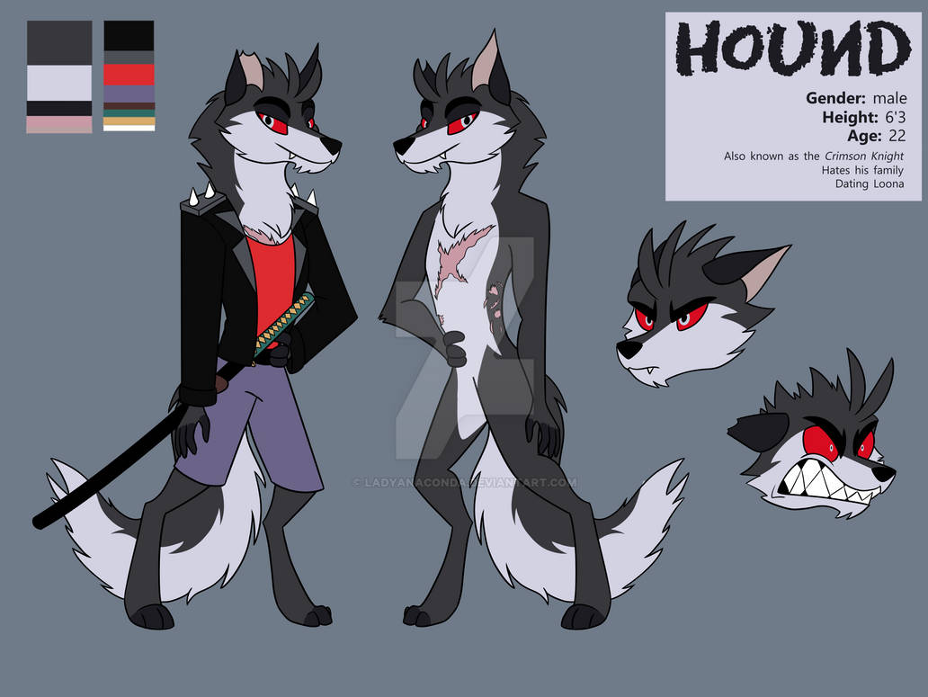 Hound Commission by LadyAnaconda on DeviantArt