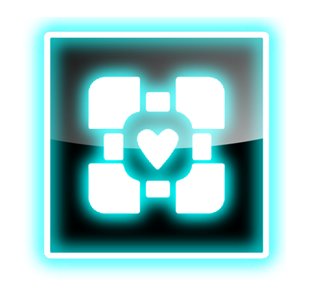 Companion Cube Transparent Icon