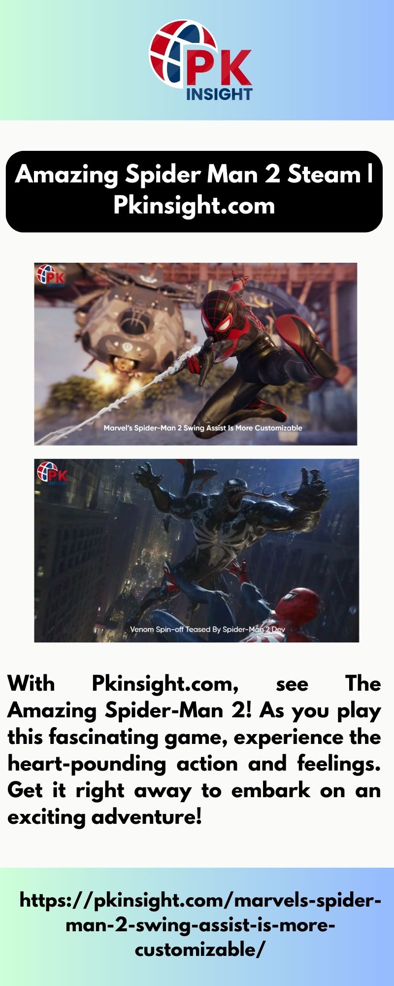 Amazing Spider Man 2 Steam Pkinsight.com by pkinsight on DeviantArt