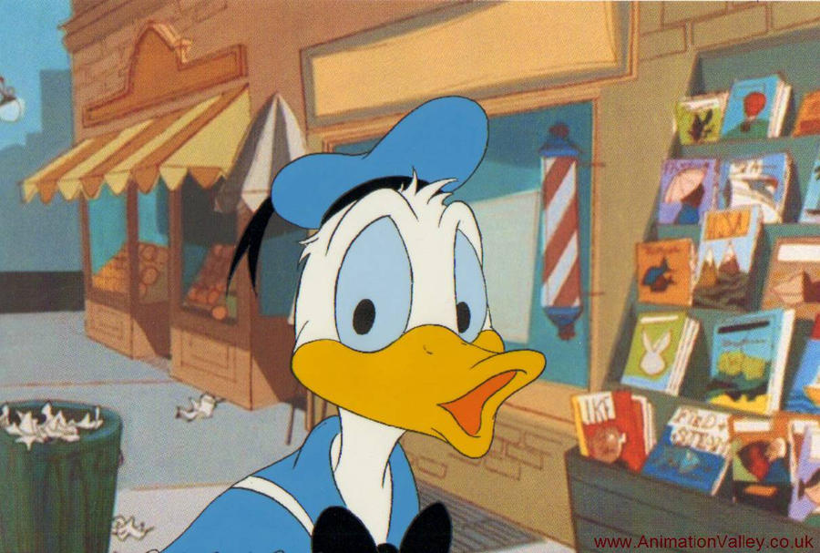 Donald Duck Production Cel by AnimationValley on DeviantArt