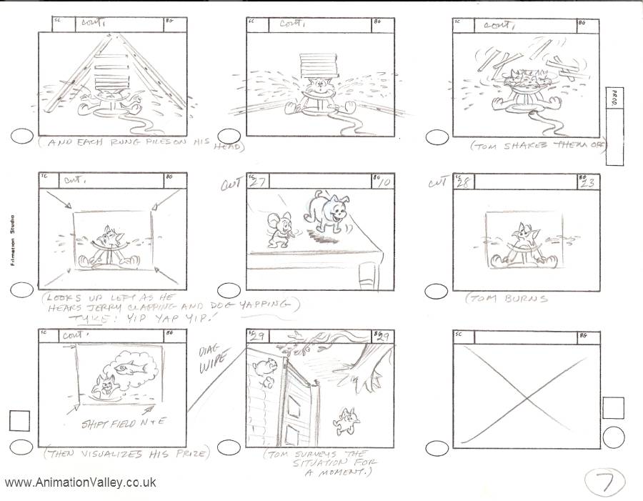 Jerry Script Sheet Animation Tom and Jerry Storyboard by AnimationValley on DeviantArt