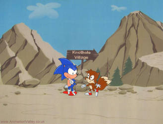 Sonic The Hedgehog Cel by AnimationValley