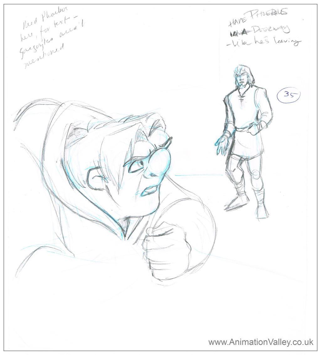 Disney Hunchback Production Drawing by AnimationValley on DeviantArt