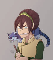 Angry (Toph and Jayfeather) by Onililyn