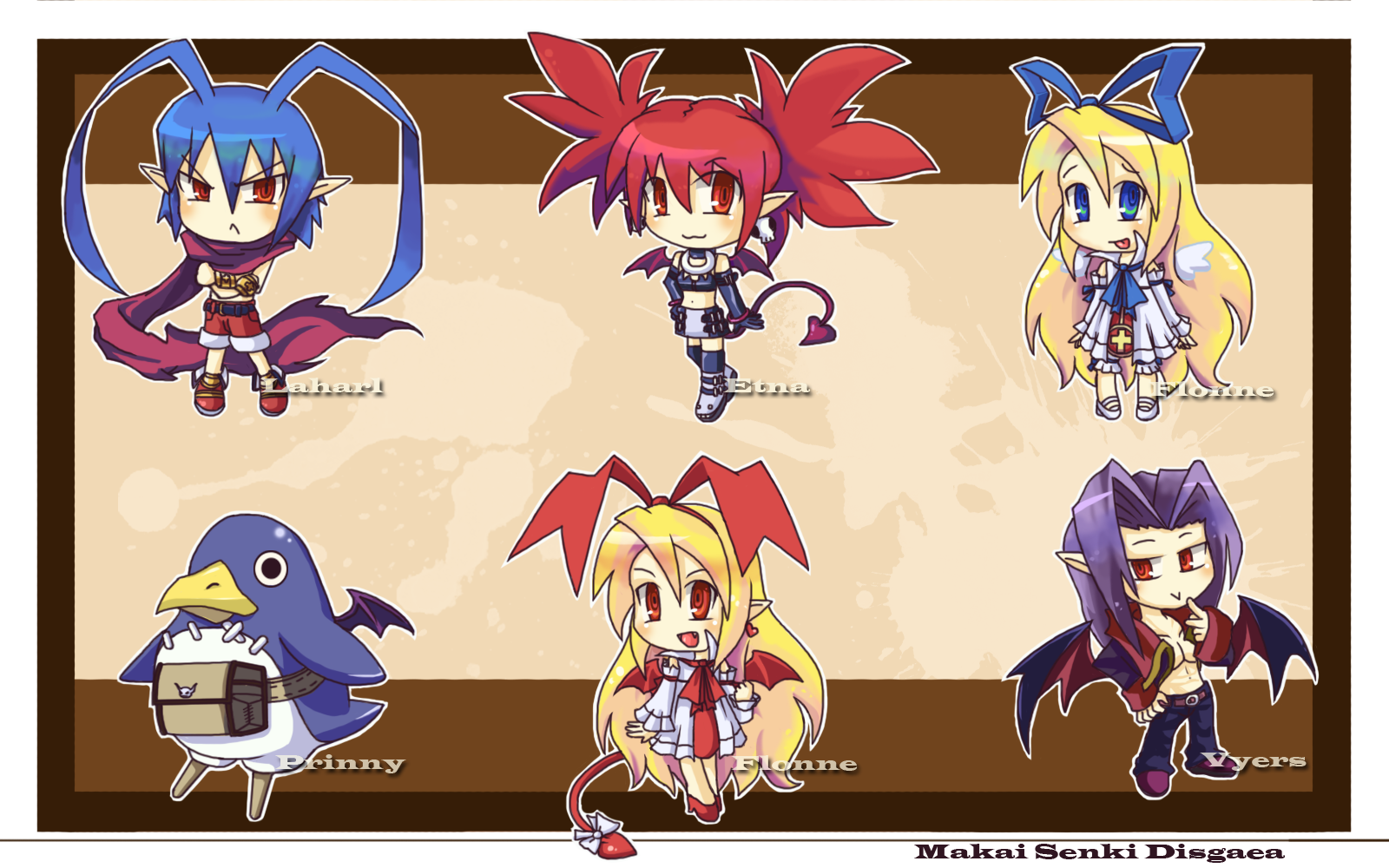 Makai Senki Disgaea Chibis