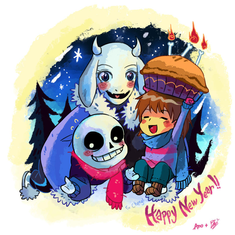 Happy New Year from UNDERTALE