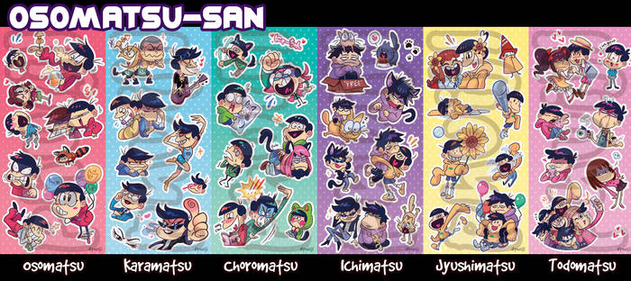 Osomatsu-san Stickers SET