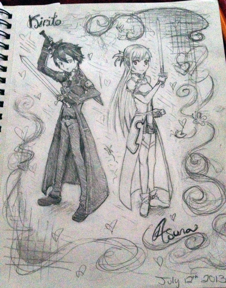 Randomstuff3000 Deviantart Sao SAO Fan Art by Allyissa499 on DeviantArt