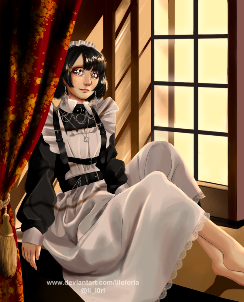 OC / A cute maid by Van-Lu on DeviantArt