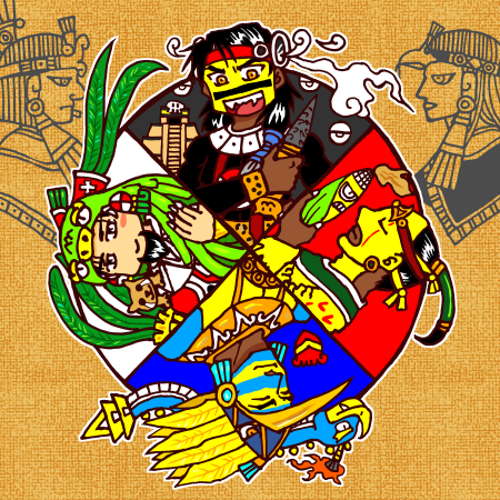 4 brothers in Aztec mythology