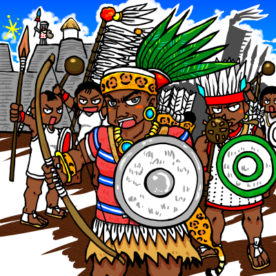 Tarascan warriors