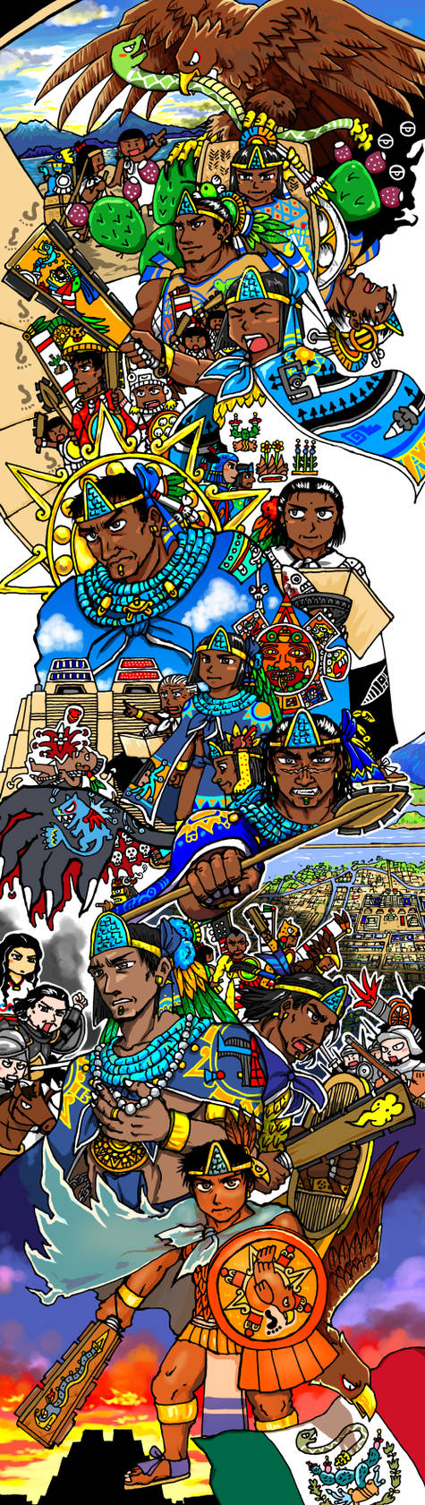 Rulers of Mexico-Tenochtitlan by nosuku-k