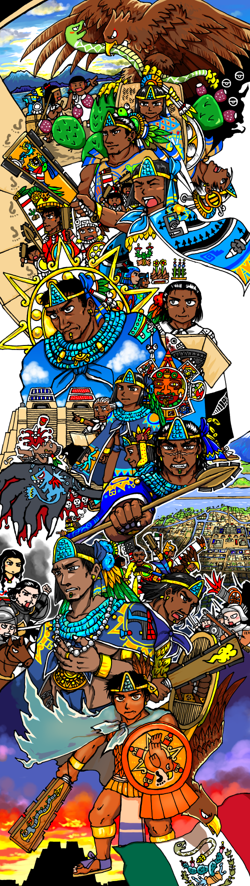 Rulers of Mexico-Tenochtitlan by nosuku-k
