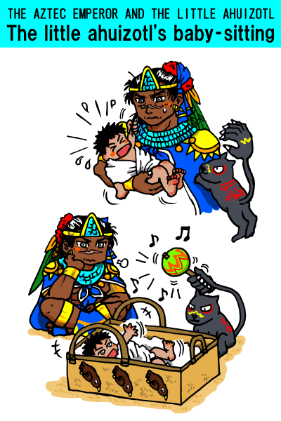 MANGA The little ahuizotl's baby-sitting (1495)