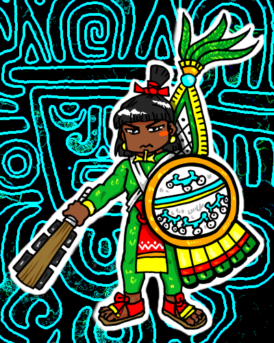 Aztec warrior