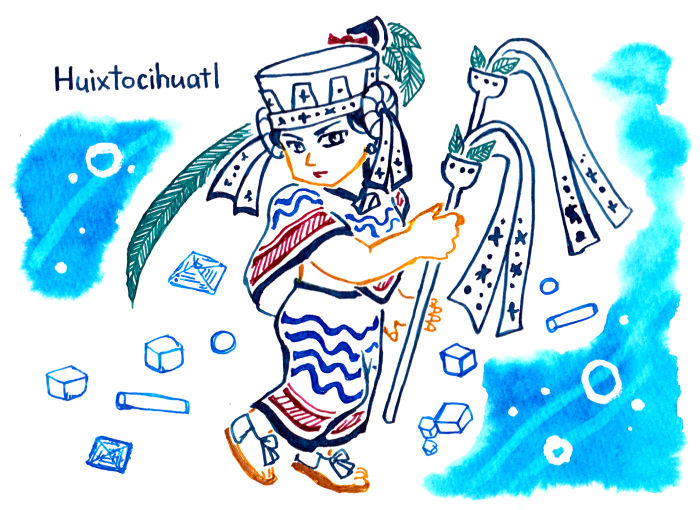 Huixtocihuatl 20210309 by nosukuk on DeviantArt