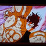 Goku Takes Down Nappa