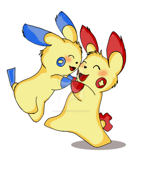 Plusle and Minun