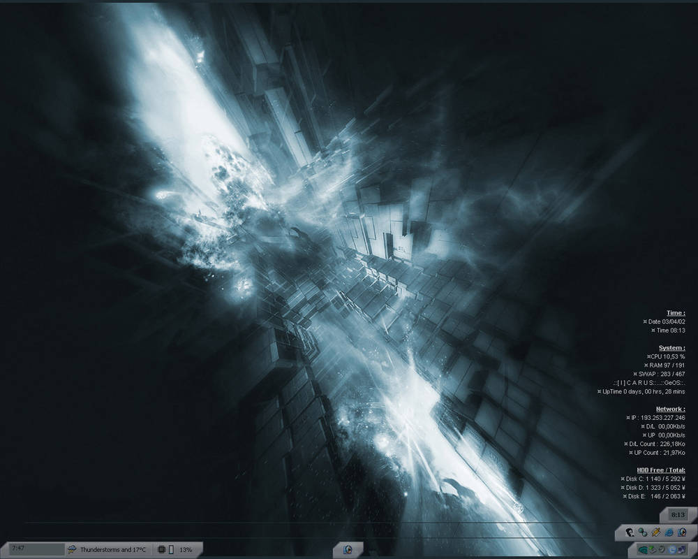 Geoshell Windows Shell Screen Shot GeOShell Screenshot by deusofwind on DeviantArt