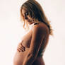 Moody maternity nude