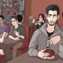 Sterek - coffeeshop AU