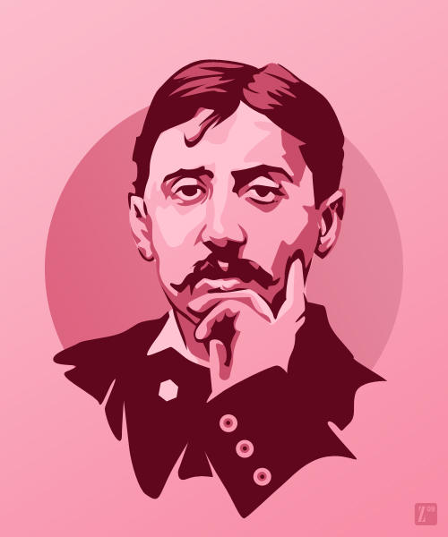 Portfolio N°3 - 30x42 - Marcel Proust - Balbec - Carton à dessin de 8  reproductions